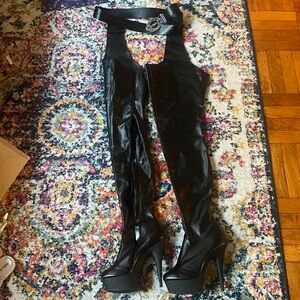 Pleaser thigh high boots